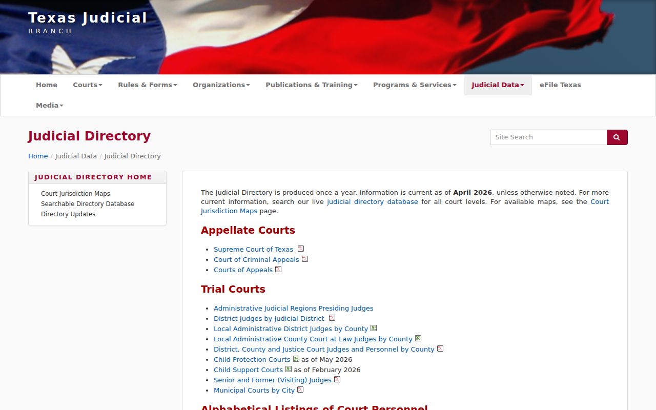 Terrell County municipal warrant reference to Texas court directory contacts